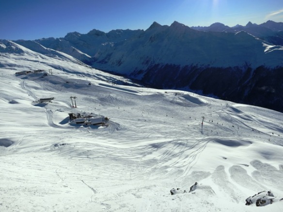 Davos Jakobshorn Skiing in the Alps