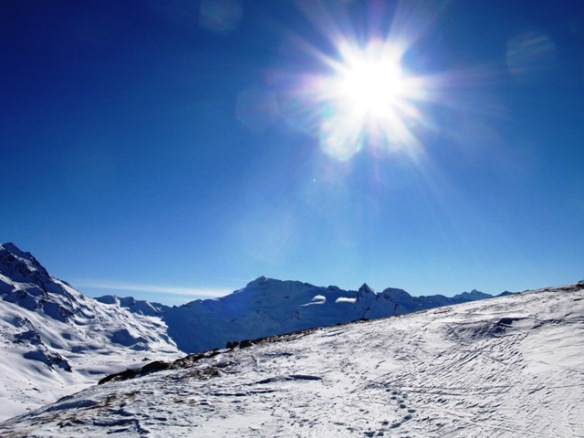St. Moritz - skiing in the Swiss Alps